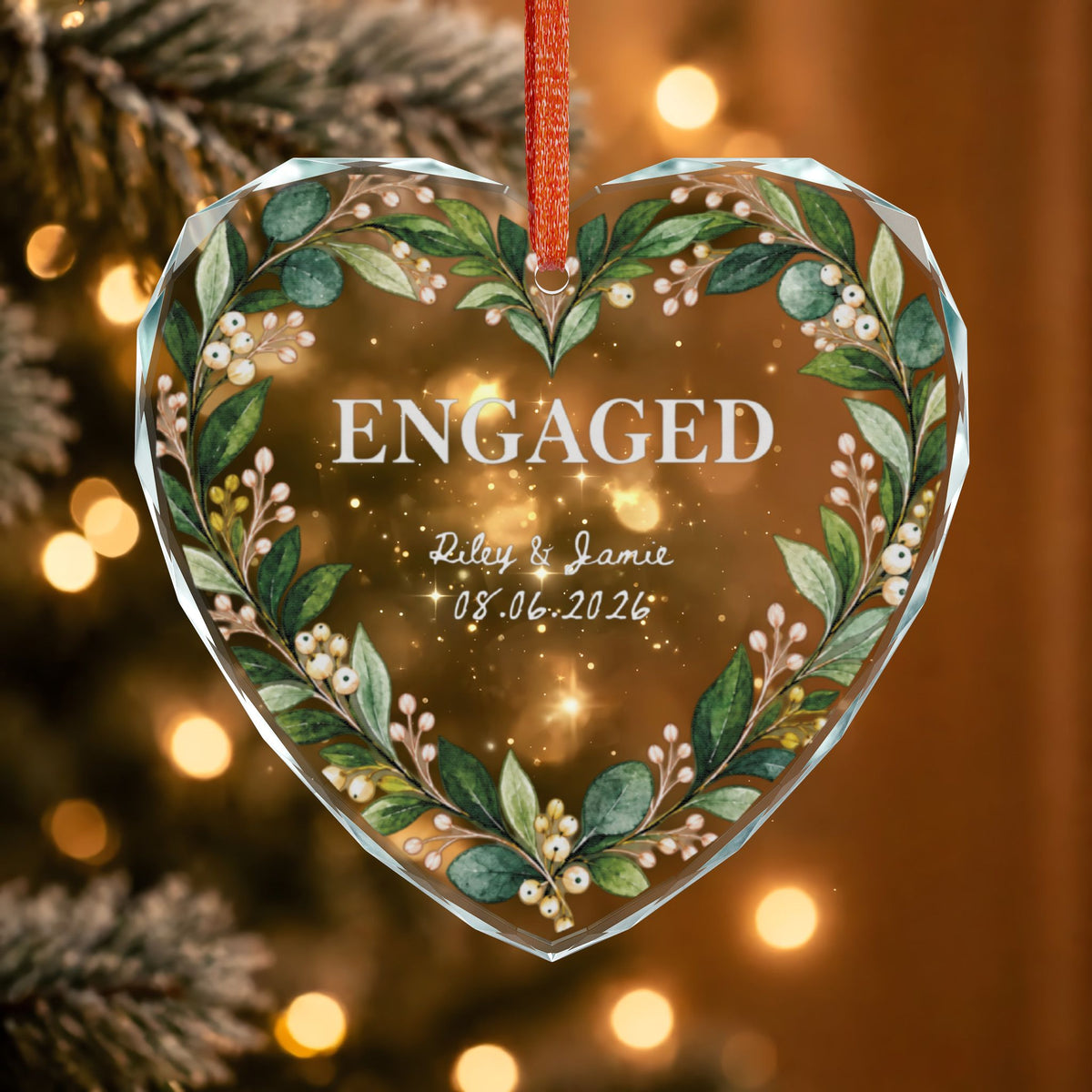 Signature Crystal Christmas Ornament