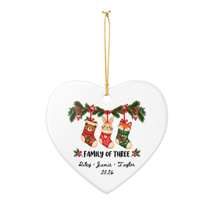 Heritage Single-Sided Ceramic Ornament