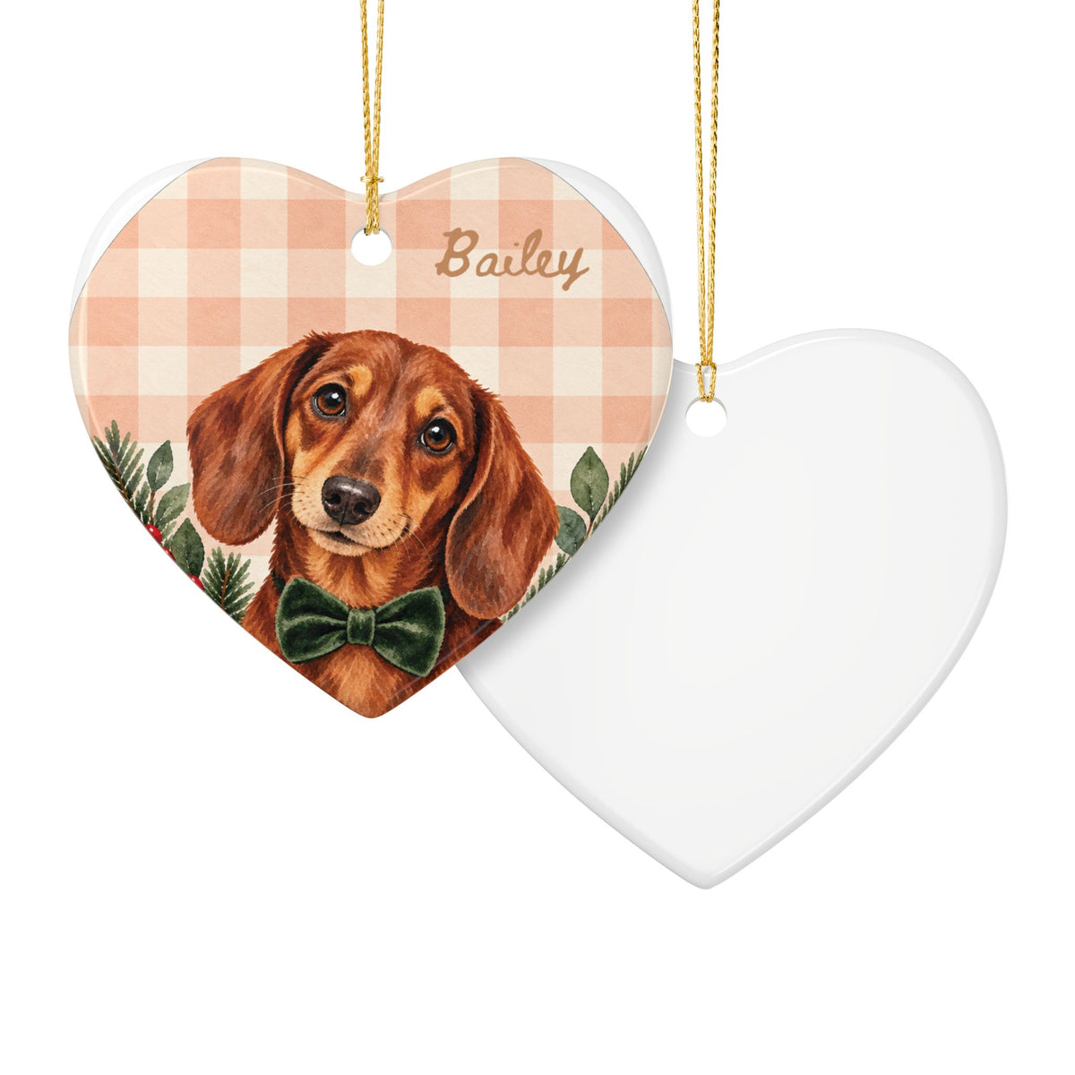 Copy of Personalized Pet Christmas Ceramic Ornament Dog & Cat Keepsake