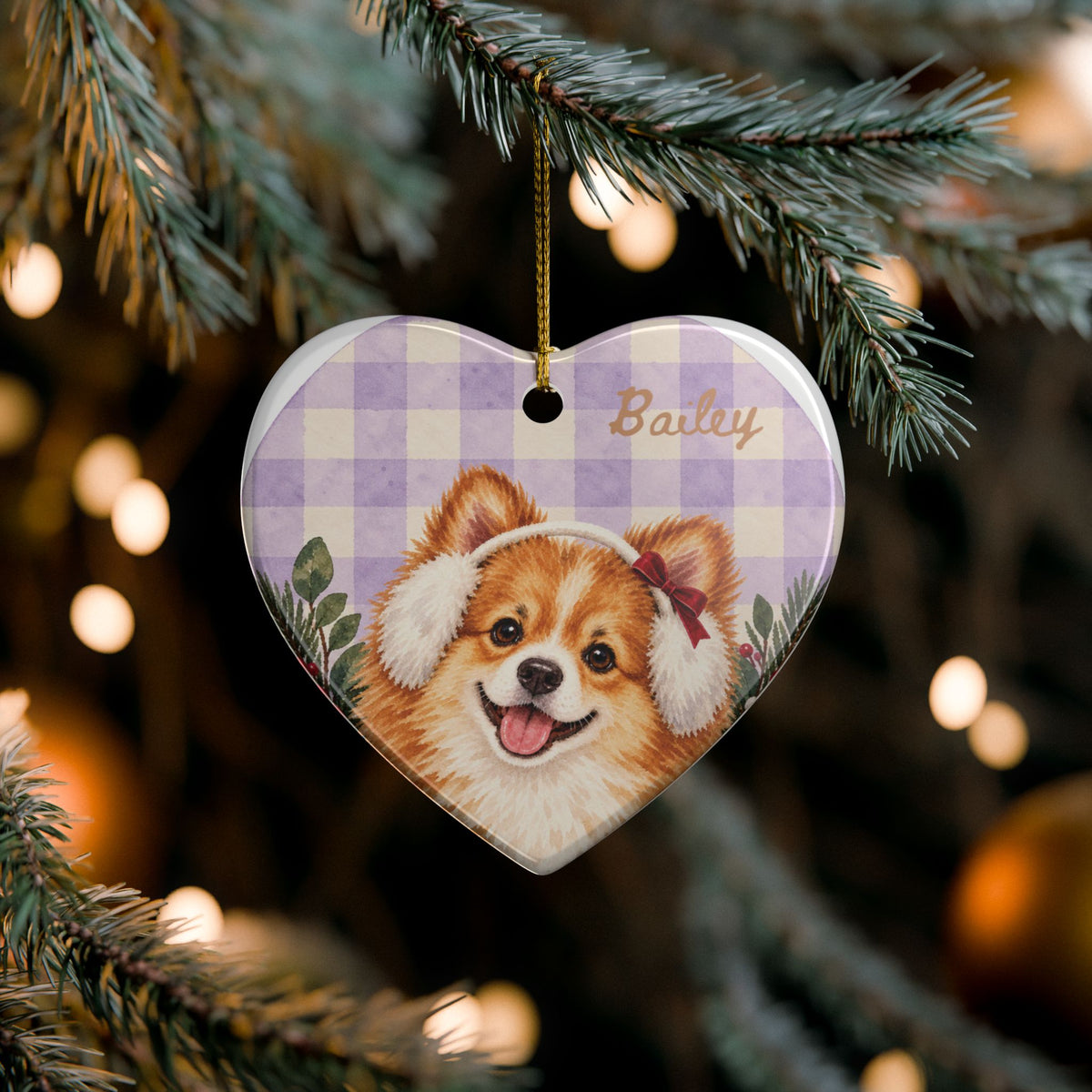 Copy of Personalized Pet Christmas Ceramic Ornament Dog & Cat Keepsake