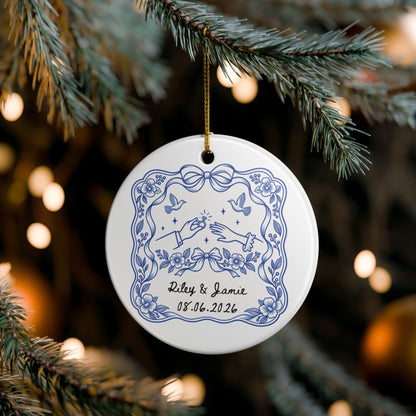 Heritage Single-Sided Ceramic Ornament