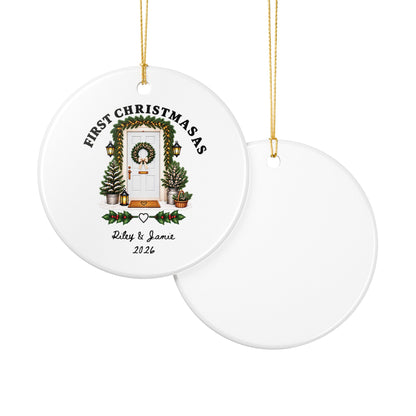 Heritage Single-Sided Ceramic Ornament