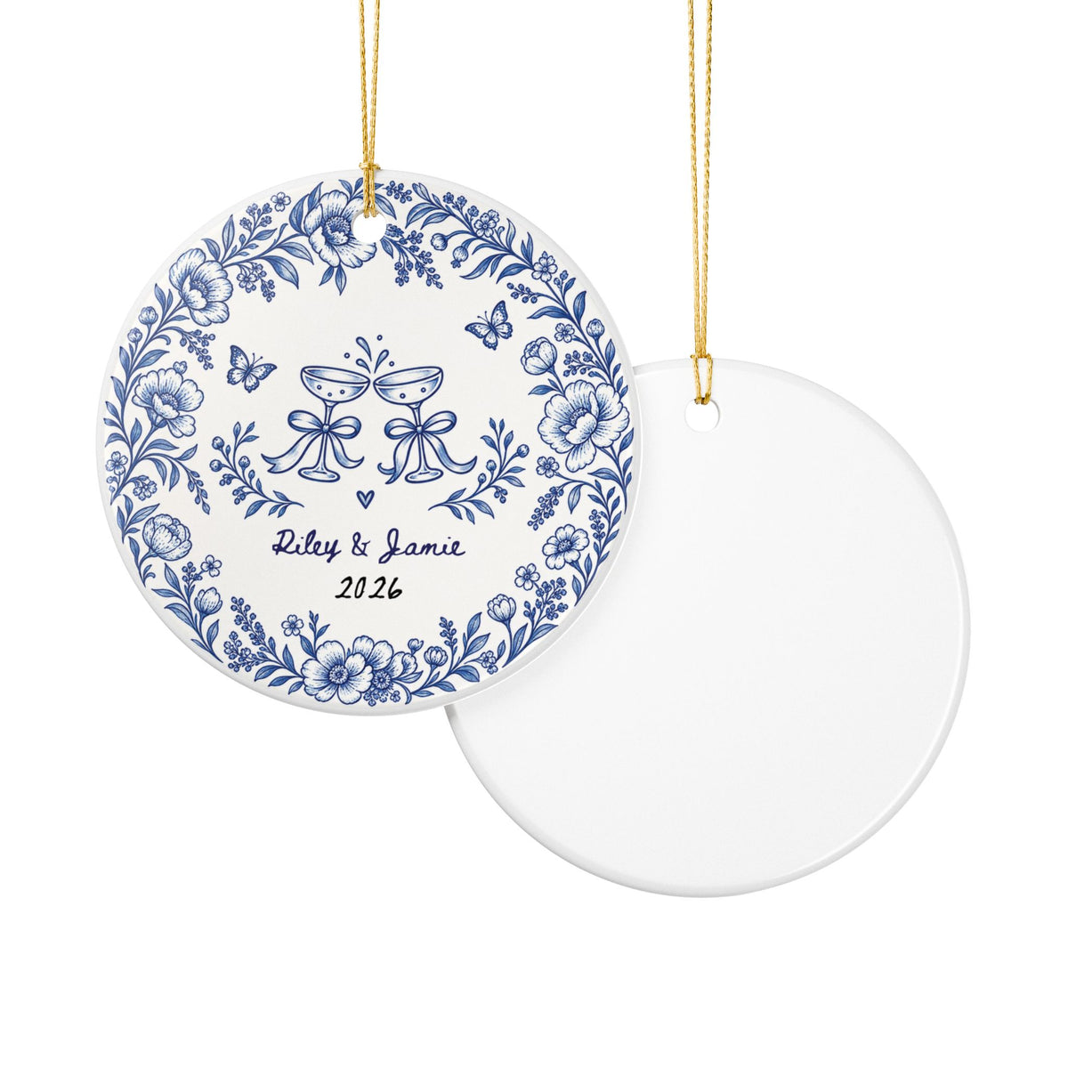 Heritage Single-Sided Ceramic Ornament