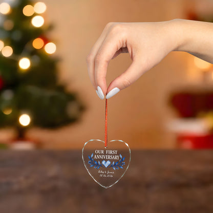 Signature Crystal Christmas Ornament