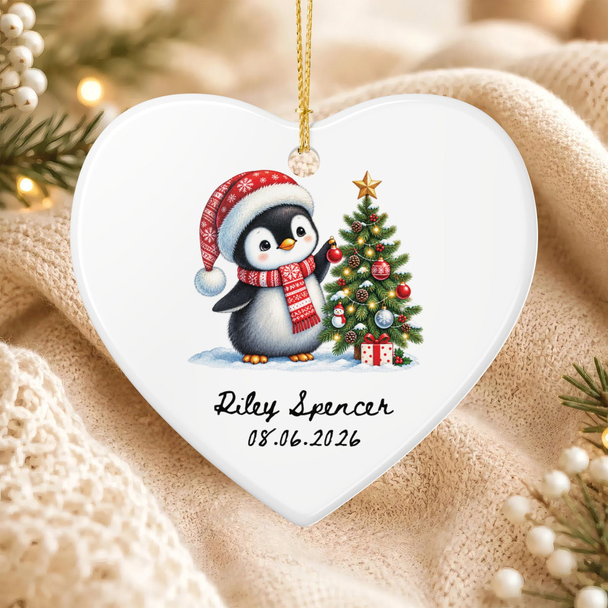 Copy of Heritage Single-Sided Ceramic Ornament