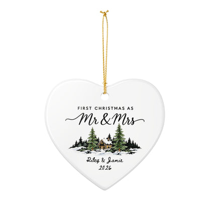 Heritage Single-Sided Ceramic Ornament