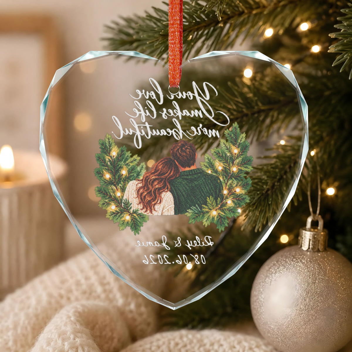 Signature Crystal Christmas Ornament