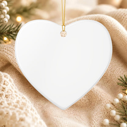 Heritage Single-Sided Ceramic Ornament
