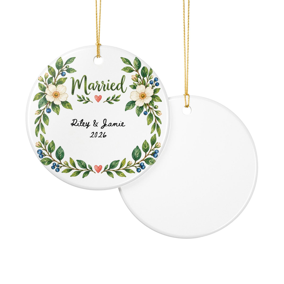 Heritage Single-Sided Ceramic Ornament