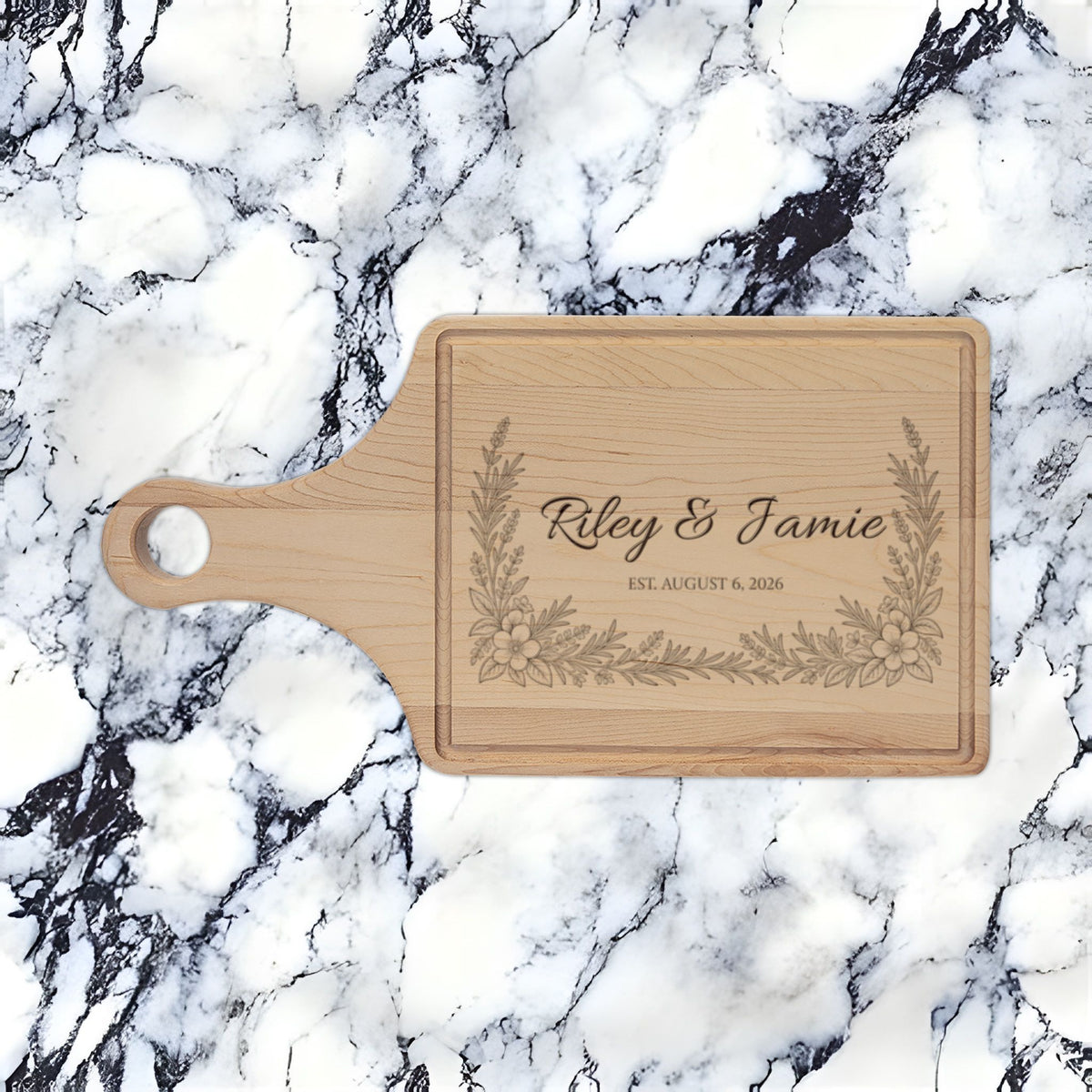 Atelier Engraved Personalized Wooden Cutting Board