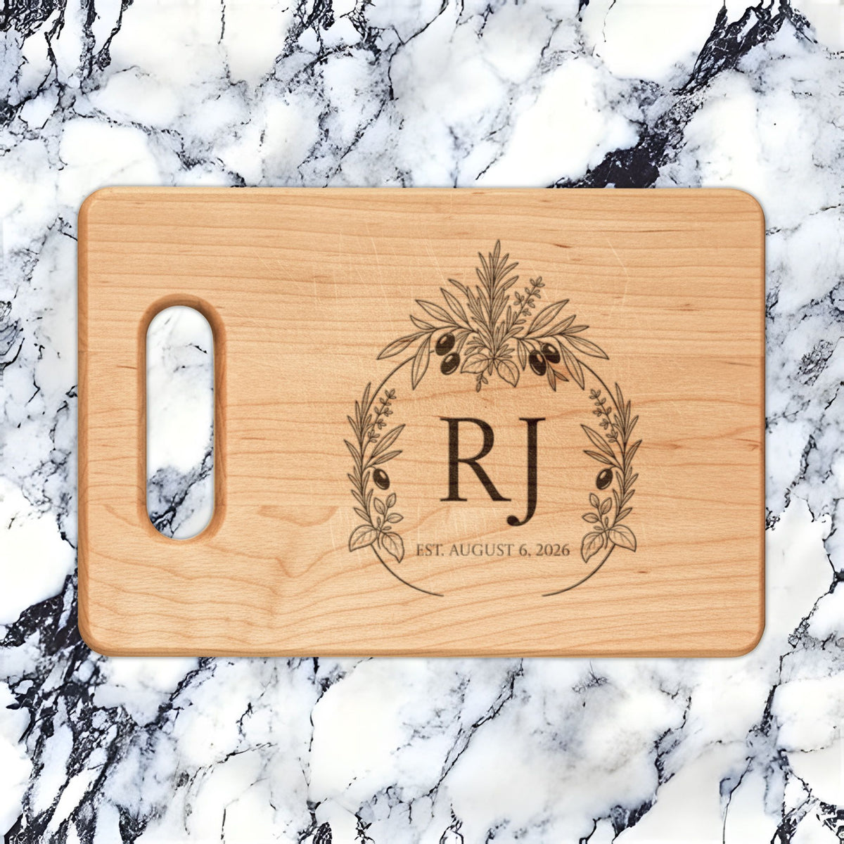 Atelier Engraved Personalized Wooden Cutting Board
