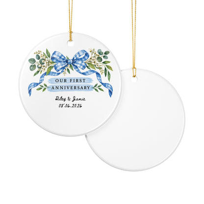 Heritage Single-Sided Ceramic Ornament