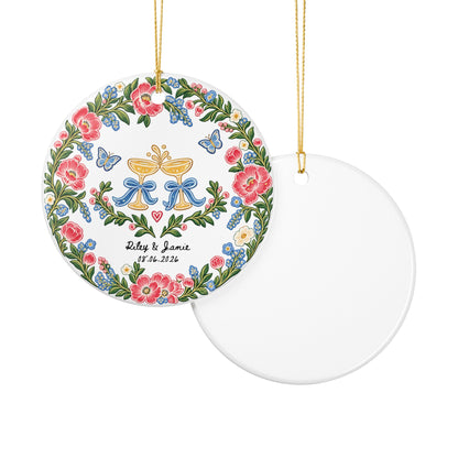 Heritage Single-Sided Ceramic Ornament
