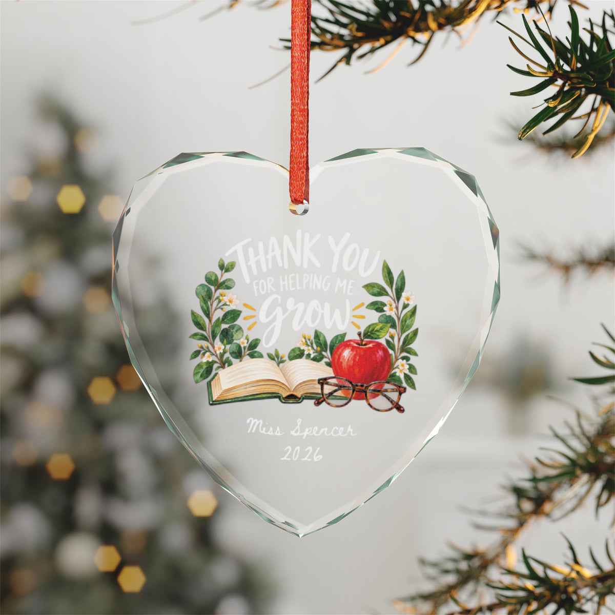 Signature Crystal Christmas Ornament