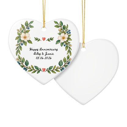Heritage Single-Sided Ceramic Ornament