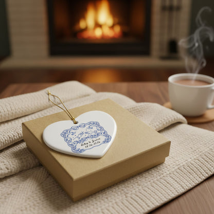 Heritage Single-Sided Ceramic Ornament