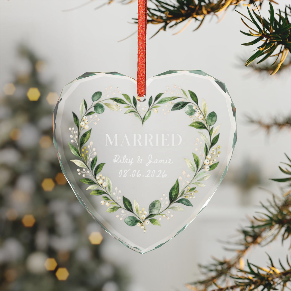 Signature Crystal Christmas Ornament