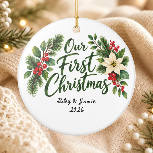 Heritage Single-Sided Ceramic Ornament