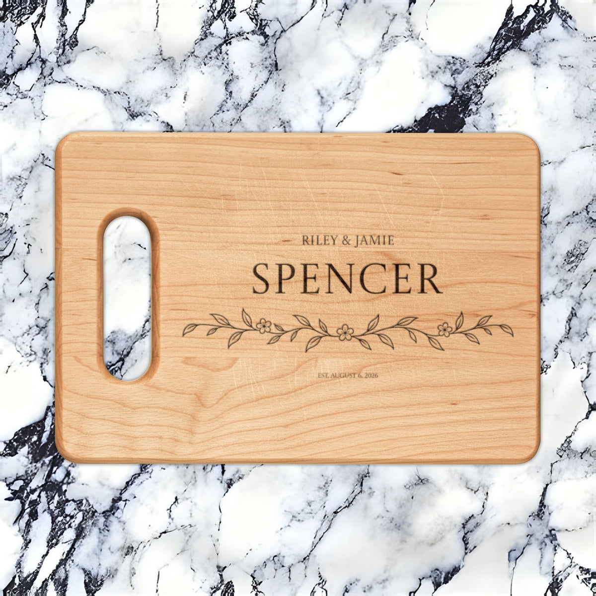 Atelier Engraved Personalized Wooden Cutting Board