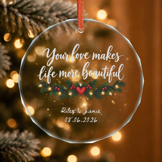 Signature Crystal Christmas Ornament
