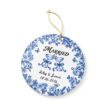Heritage Single-Sided Ceramic Ornament