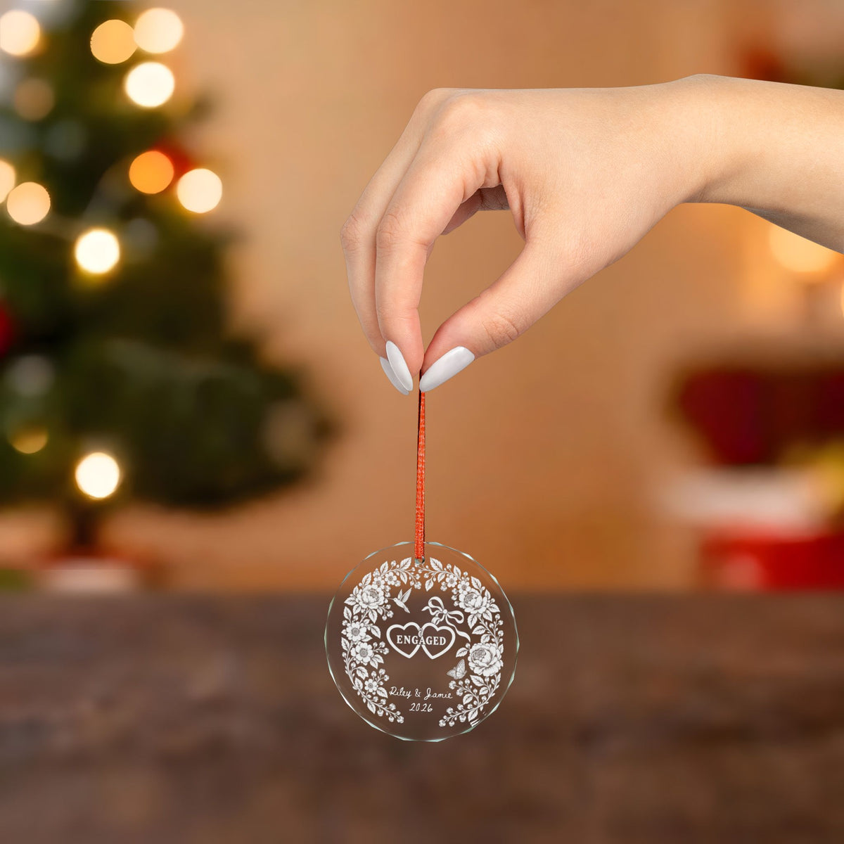 Signature Crystal Christmas Ornament