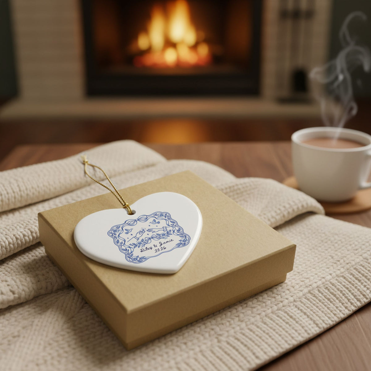 Heritage Single-Sided Ceramic Ornament