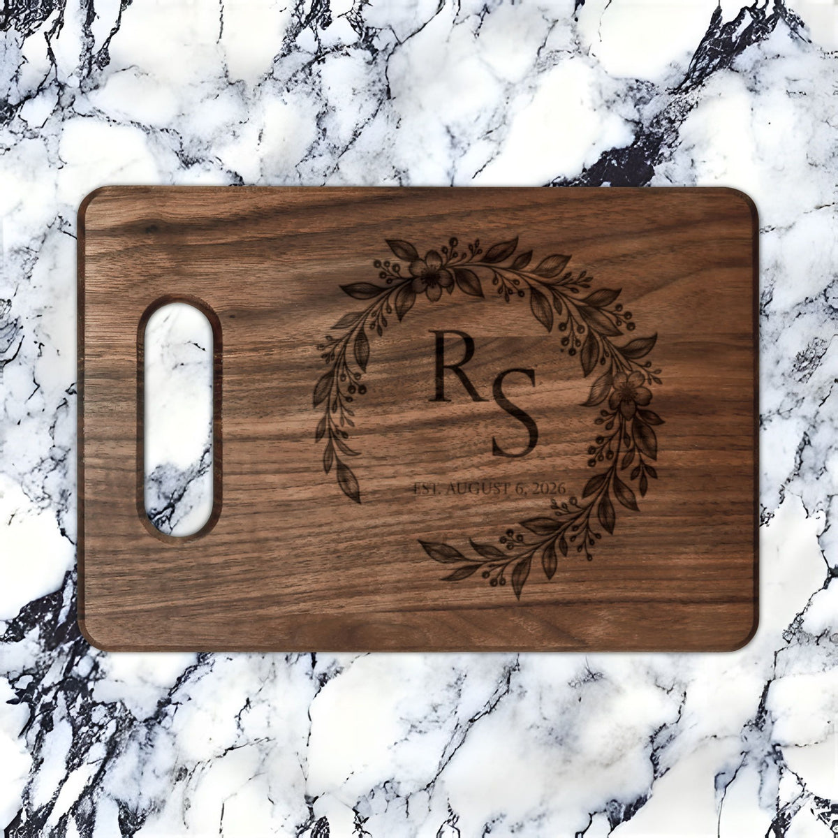 Atelier Engraved Personalized Wooden Cutting Board