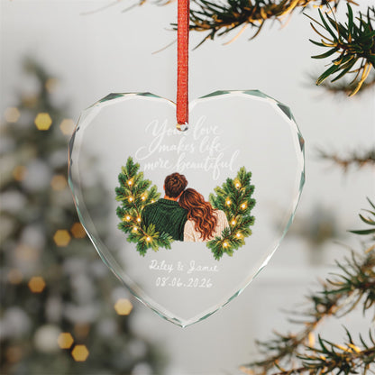 Signature Crystal Christmas Ornament
