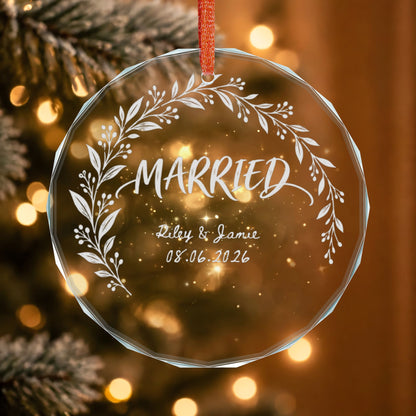 Signature Crystal Christmas Ornament