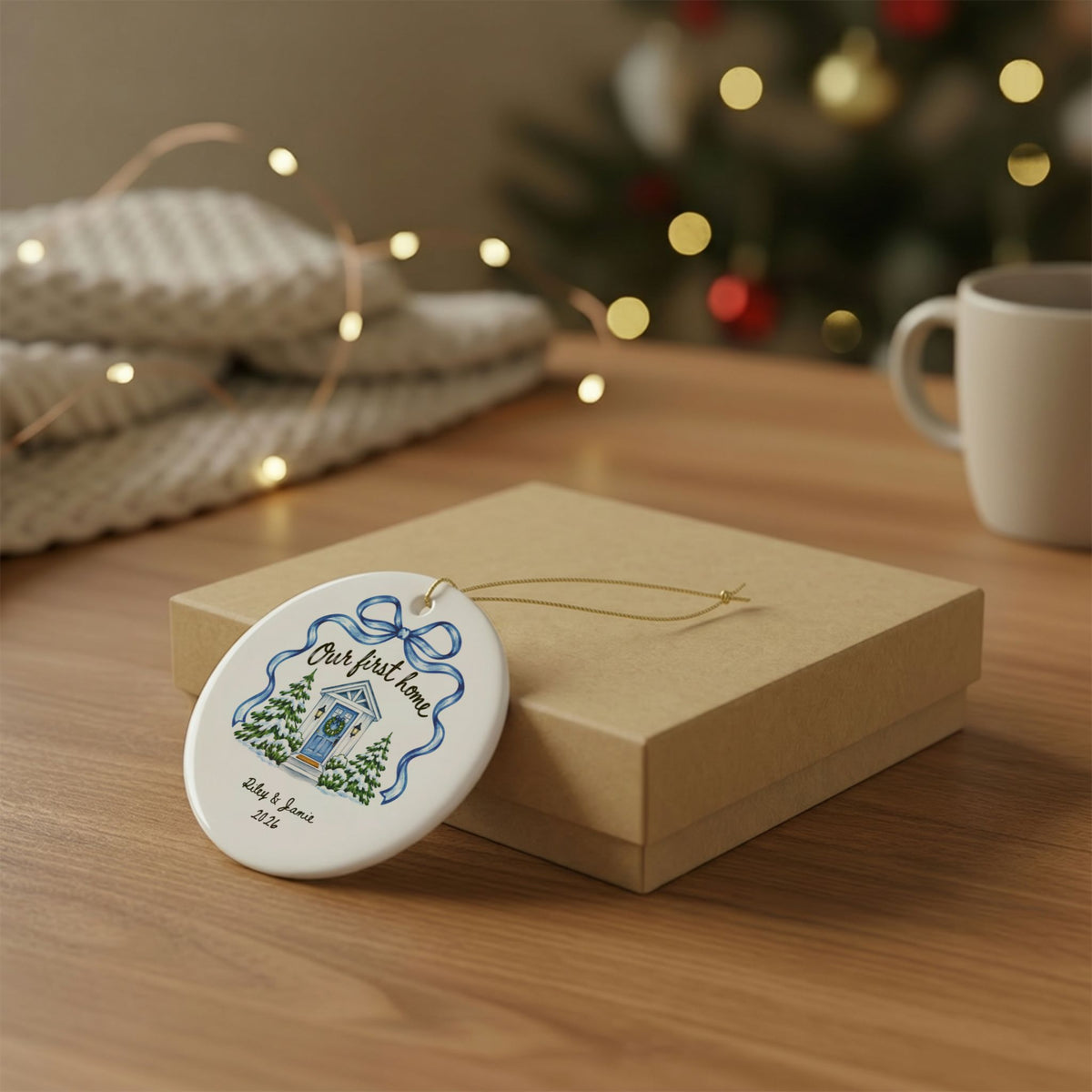 Heritage Single-Sided Ceramic Ornament