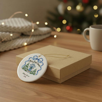 Heritage Single-Sided Ceramic Ornament