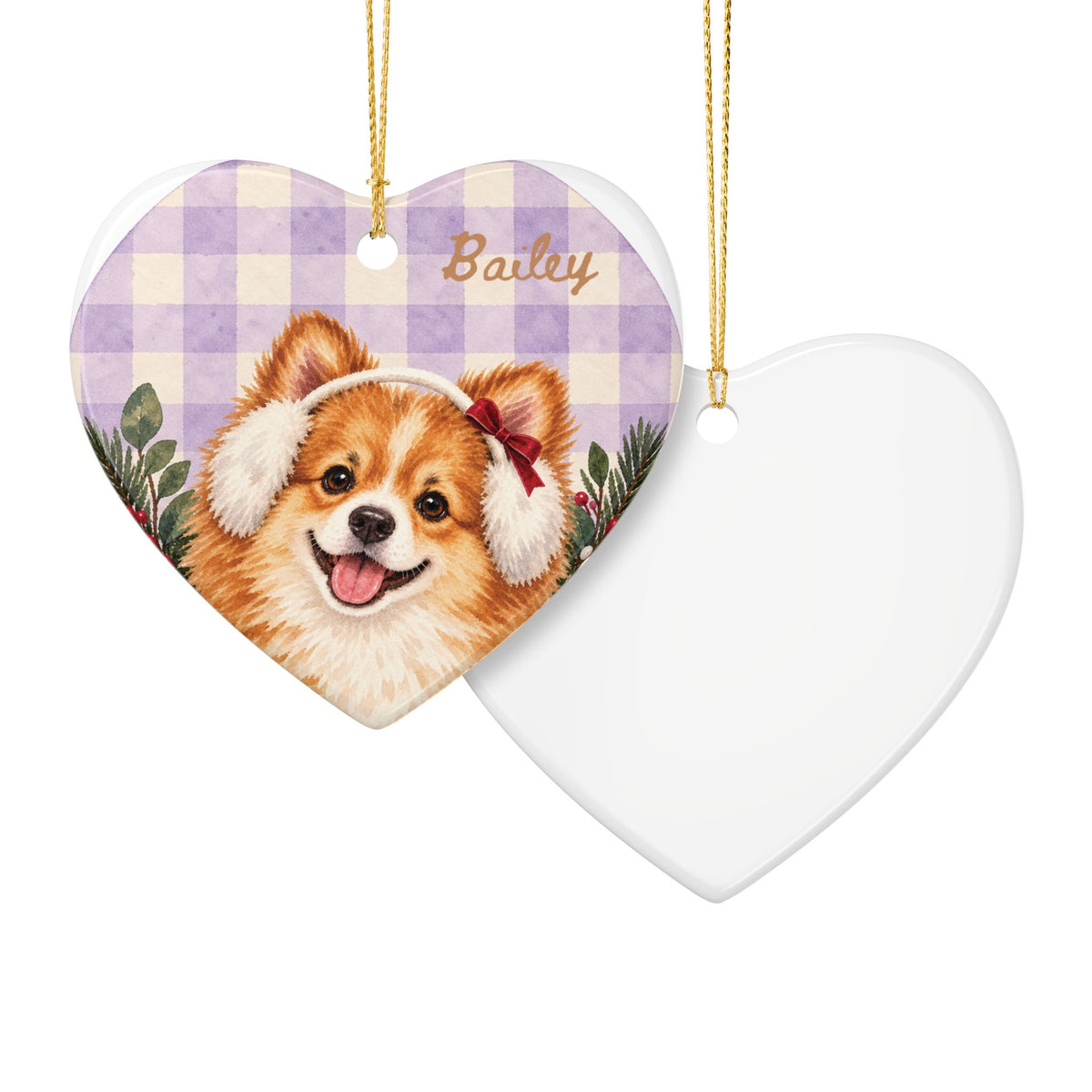 Copy of Personalized Pet Christmas Ceramic Ornament Dog & Cat Keepsake
