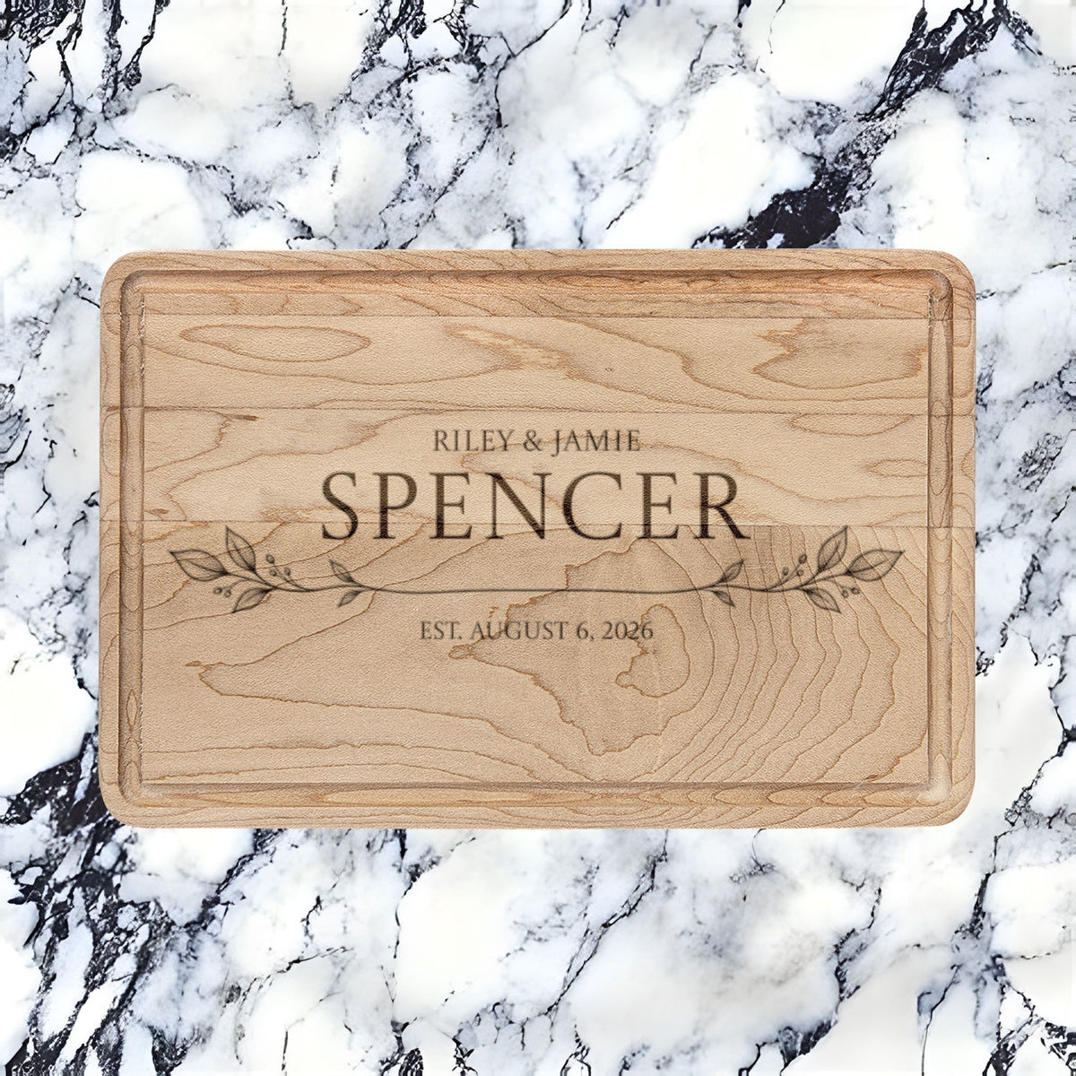 Atelier Engraved Personalized Wooden Cutting Board