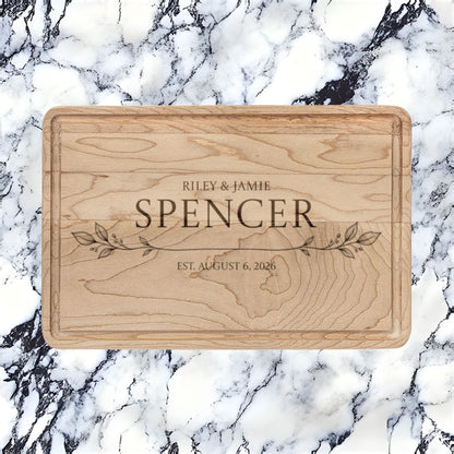 Atelier Engraved Personalized Wooden Cutting Board