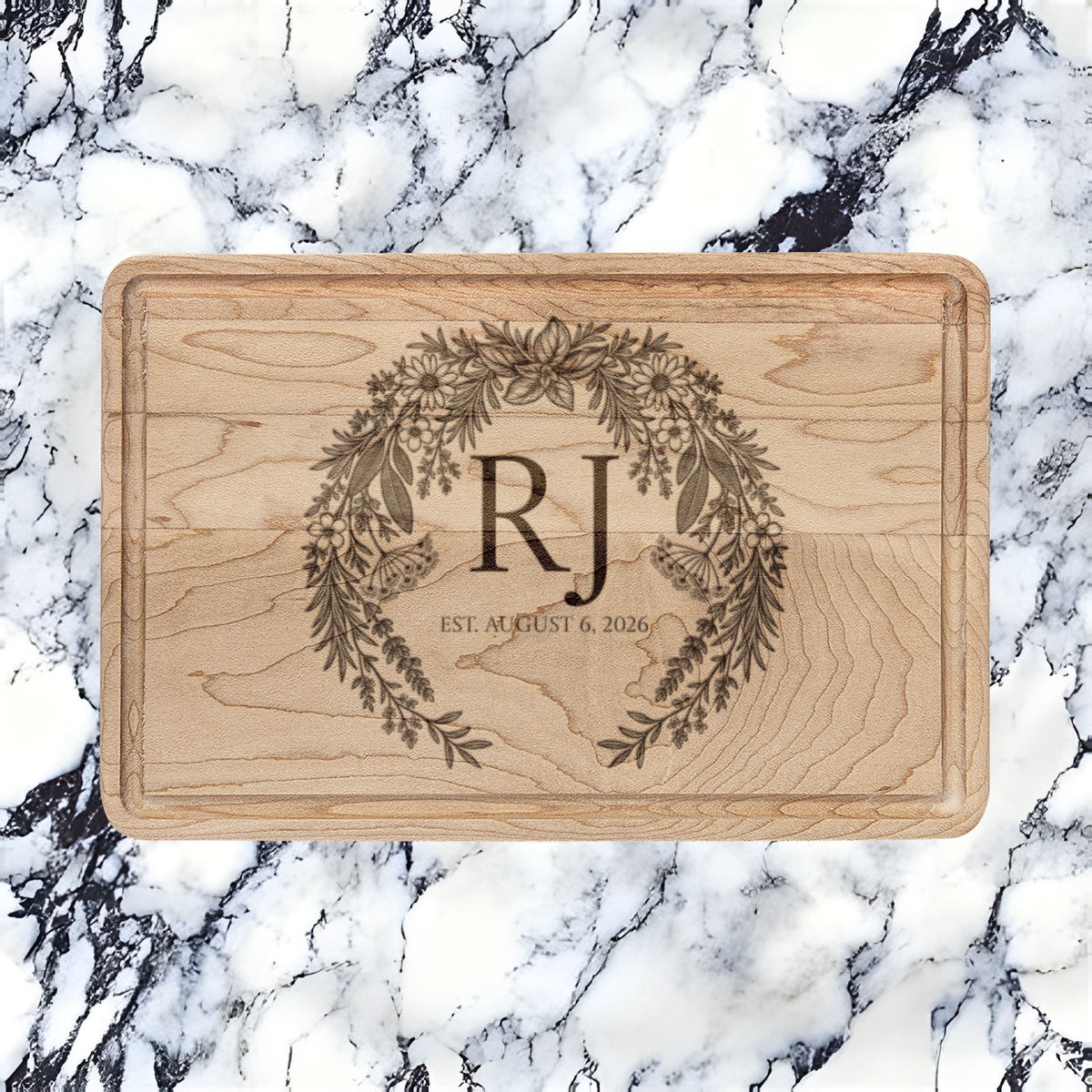 Atelier Engraved Personalized Wooden Cutting Board