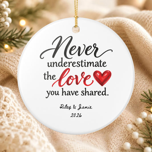 Heritage Single-Sided Ceramic Ornament
