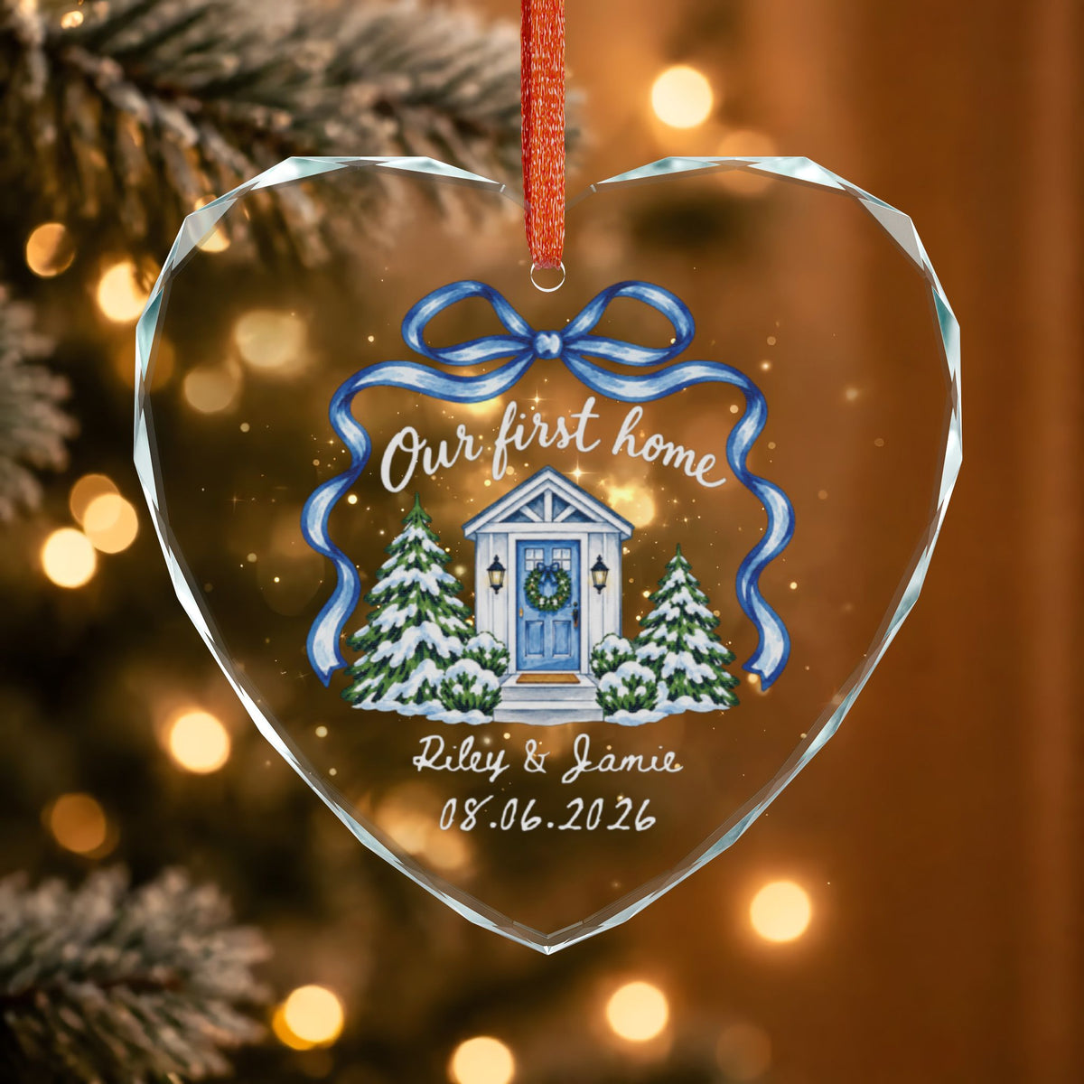 Signature Crystal Christmas Ornament