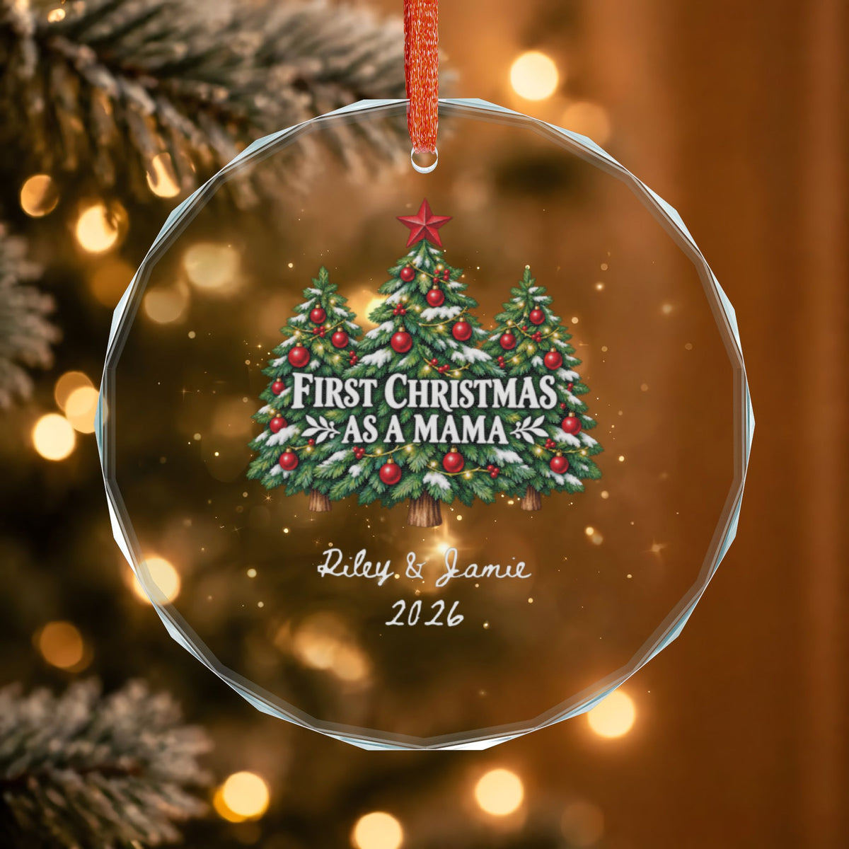 Signature Crystal Christmas Ornament