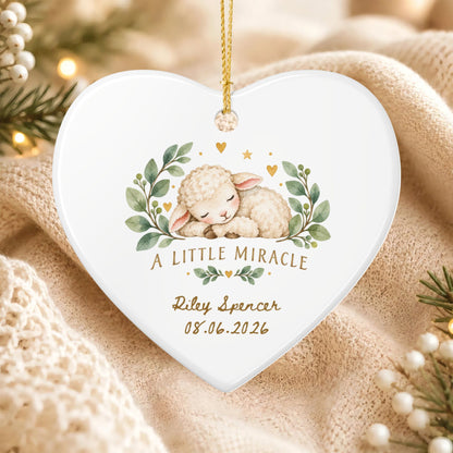Heritage Single-Sided Ceramic Ornament