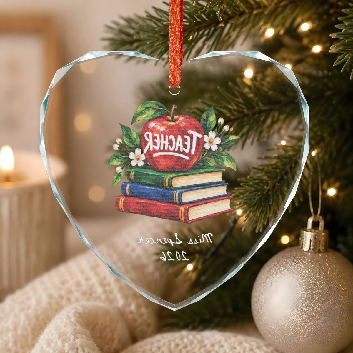 Signature Crystal Christmas Ornament