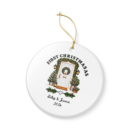Heritage Single-Sided Ceramic Ornament