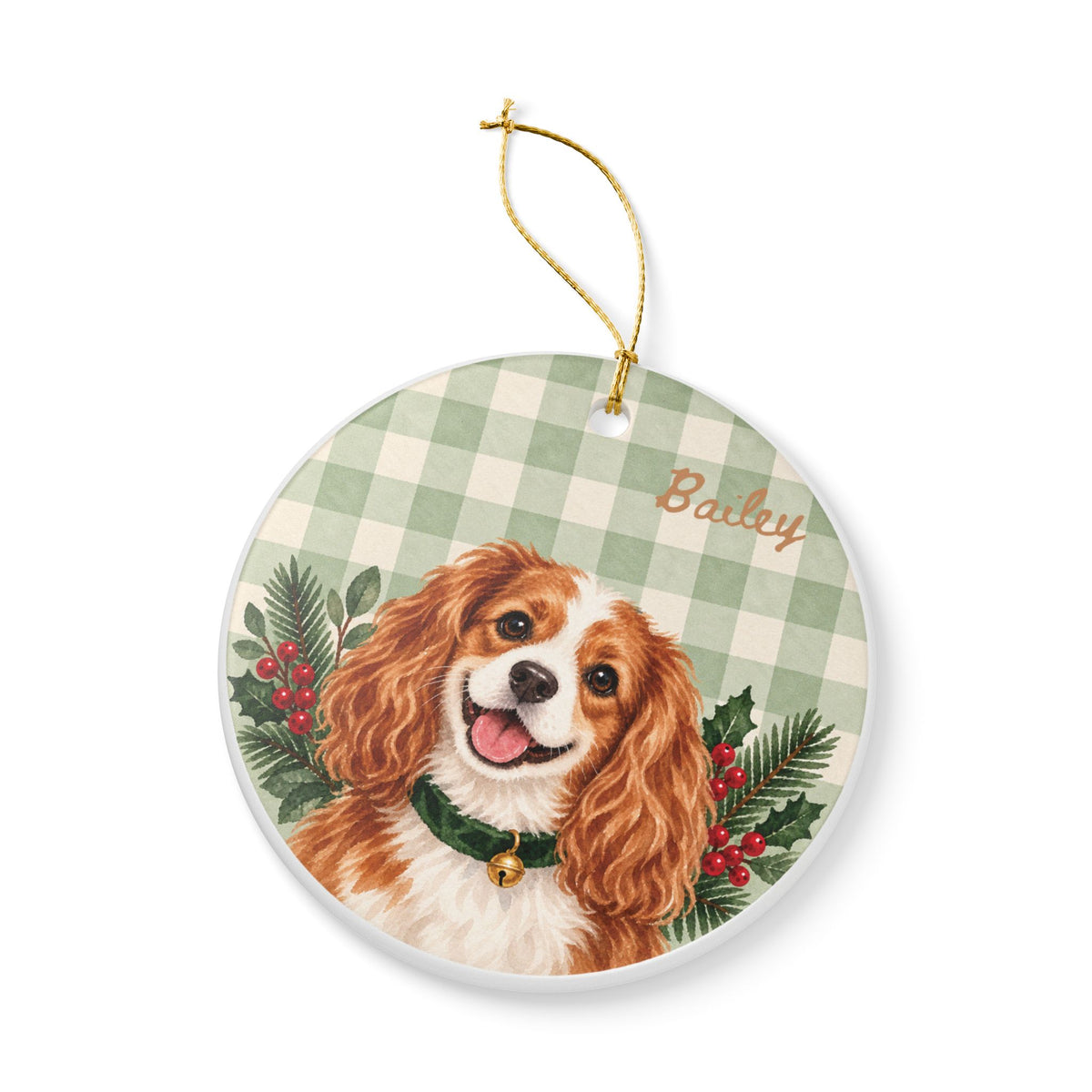 Copy of Personalized Pet Christmas Ceramic Ornament Dog & Cat Keepsake