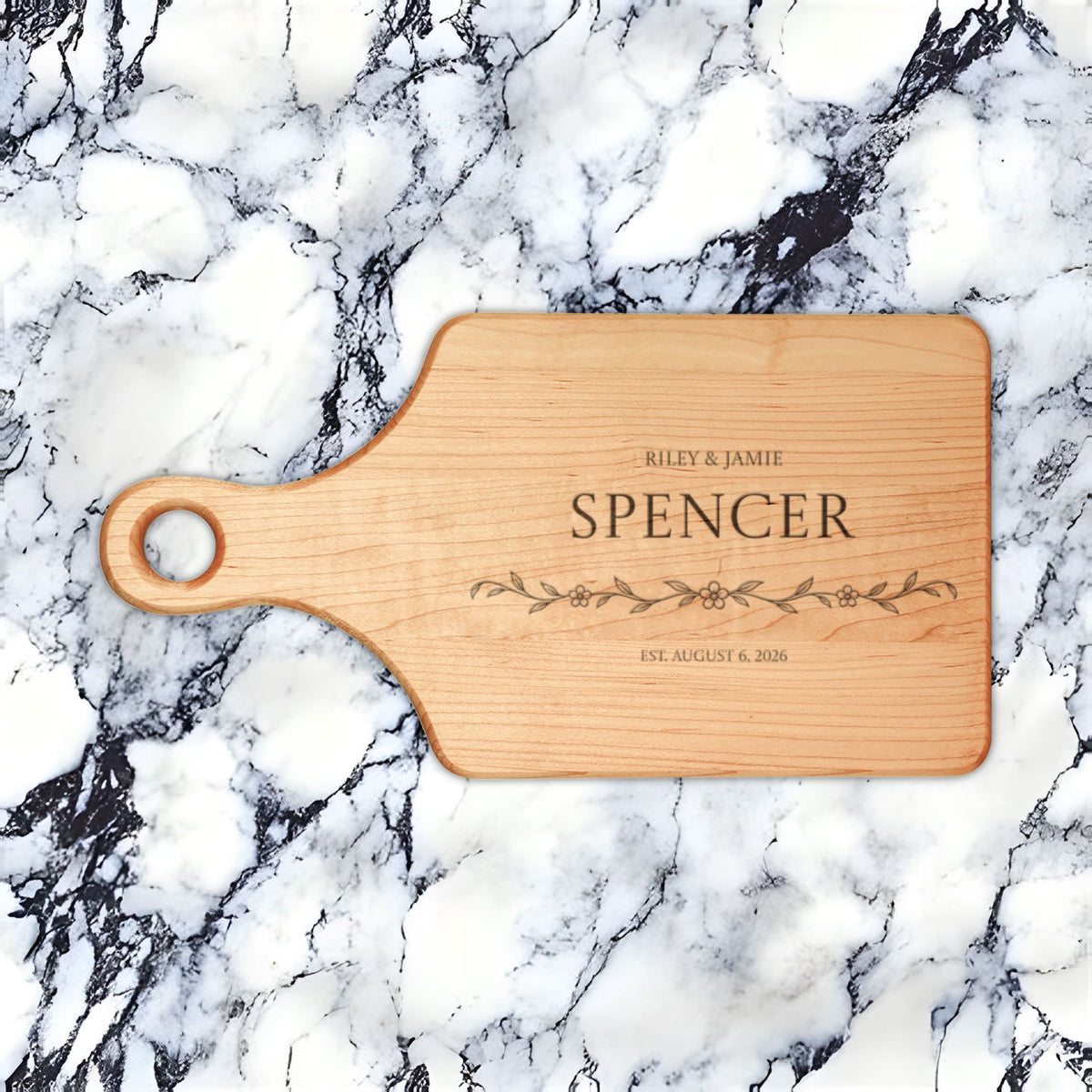 Atelier Engraved Personalized Wooden Cutting Board