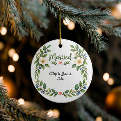 Heritage Single-Sided Ceramic Ornament