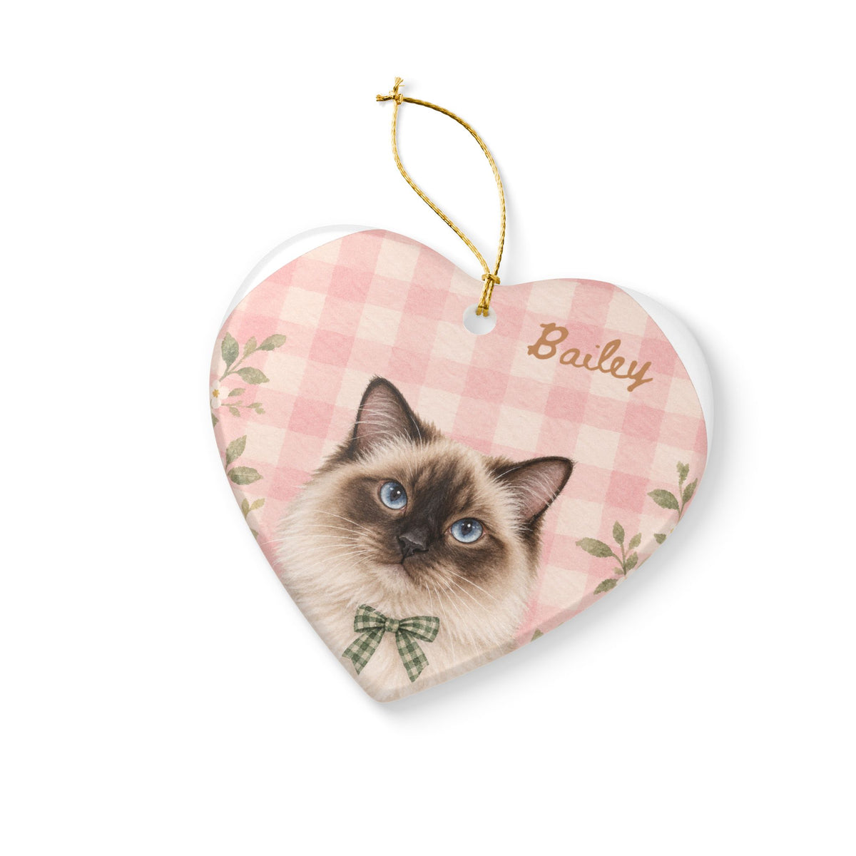 Copy of Personalized Pet Christmas Ceramic Ornament Dog & Cat Keepsake