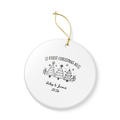 Heritage Single-Sided Ceramic Ornament