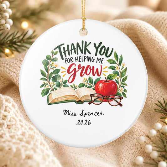 Heritage Single-Sided Ceramic Ornament