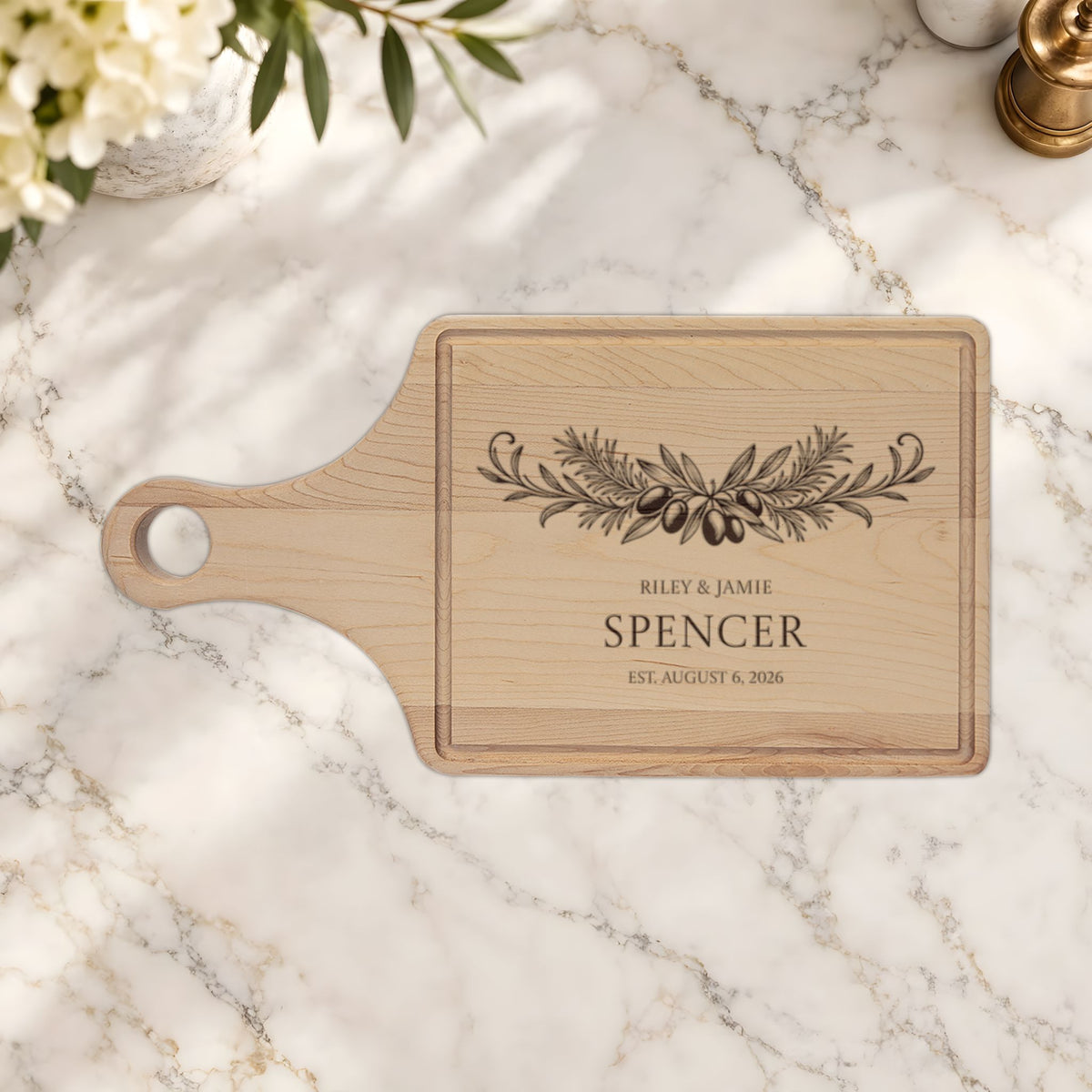 Atelier Engraved Personalized Wooden Cutting Board