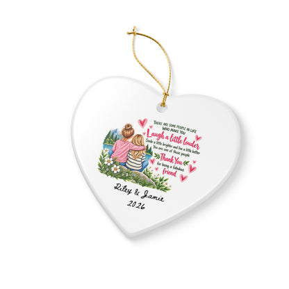 Heritage Single-Sided Ceramic Ornament